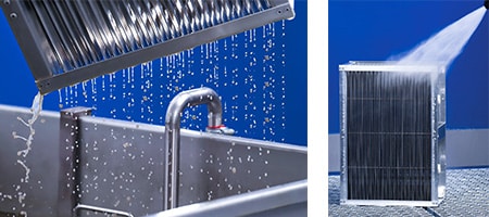 ISI Service GmbH | schonende Reinigung von elektrostatischen Filterzellen mit Dampfstrahler und Ultraschallbad