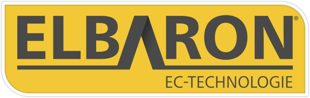 Logo elektrostatischer Luftfiler ELBARON® mit EC-Technologie