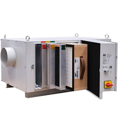 TEBARON® mechanisches Luftfiltergerät mit Filtermedien